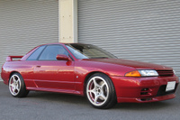 1994 Nissan SKYLINE GT-R R32 GT-R AH3 Red Pearl Metallic, BCNR33 Brembo Calipers , Volk Racing Wheels 