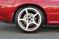 1994 Nissan SKYLINE GT-R R32 GT-R AH3 Red Pearl Metallic, BCNR33 Brembo Calipers , Volk Racing Wheels 