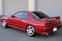 1994 Nissan SKYLINE GT-R R32 GT-R AH3 Red Pearl Metallic, BCNR33 Brembo Calipers , Volk Racing Wheels 