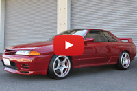 1994 Nissan SKYLINE GT-R R32 GT-R AH3 Red Pearl Metallic, BCNR33 Brembo Calipers , Volk Racing Wheels 