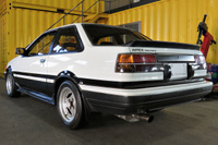 1987 Toyota COROLLA LEVIN AE86 GT Apex, HKS Air Cleaner, Fujitsubo Exhaus, Advan 14 Inch Wheels 