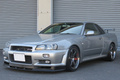 2000 Nissan SKYLINE GT-R R34 GT-R V SPEC, Rays Volk Racing TE37 SL 18 Inch Wheels, HKS Height Adjustable Coilovers 
