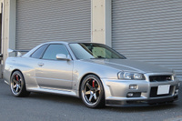 2000 Nissan SKYLINE GT-R R34 GT-R V SPEC, Rays Volk Racing TE37 SL 18 Inch Wheels, HKS Height Adjustable Coilovers 