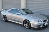 2000 Nissan SKYLINE GT-R R34 GT-R V SPEC, Rays Volk Racing TE37 SL 18 Inch Wheels, HKS Height Adjustable Coilovers 