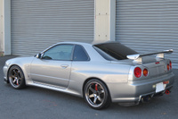 2000 Nissan SKYLINE GT-R R34 GT-R V SPEC, Rays Volk Racing TE37 SL 18 Inch Wheels, HKS Height Adjustable Coilovers 