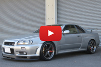 2000 Nissan SKYLINE GT-R R34 GT-R V SPEC, Rays Volk Racing TE37 SL 18 Inch Wheels, HKS Height Adjustable Coilovers 