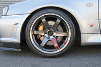 2000 Nissan SKYLINE GT-R R34 GT-R V SPEC, Rays Volk Racing TE37 SL 18 Inch Wheels, HKS Height Adjustable Coilovers 