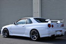 1999 Nissan SKYLINE GT-R R34 GT-R V-Spec, Nismo Front Bumper, Rays TE37SL 18inch, HKS Adjustable Height Coilovers