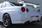 1999 Nissan SKYLINE GT-R R34 GT-R V-Spec, Nismo Front Bumper, Rays TE37SL 18inch, HKS Adjustable Height Coilovers
