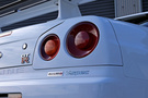 1999 Nissan SKYLINE GT-R R34 GT-R V-Spec, Nismo Front Bumper, Rays TE37SL 18inch, HKS Adjustable Height Coilovers