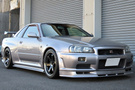 2000 Nissan SKYLINE GT-R R34 GT-R V SPEC, Nismo Aero Kit, Rays TE37SL 18 Inch, HKS Silent Hi-Power Exhaust 
