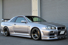 2000 Nissan SKYLINE GT-R R34 GT-R V SPEC, Nismo Aero Kit, Rays TE37SL 18 Inch, HKS Silent Hi-Power Exhaust 