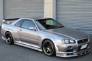 2000 Nissan SKYLINE GT-R R34 GT-R V SPEC, Nismo Aero Kit, Rays TE37SL 18 Inch, HKS Silent Hi-Power Exhaust 