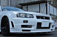 1999 Nissan SKYLINE GT-R R34 GT-R Nismo Z-Tune Front Bumper, HKS Stainless Front Pipe, Coppermix Twin Clutch,