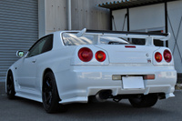 1999 Nissan SKYLINE GT-R R34 GT-R Nismo Z-Tune Front Bumper, HKS Stainless Front Pipe, Coppermix Twin Clutch,