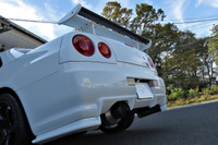 1999 Nissan SKYLINE GT-R R34 GT-R Nismo Z-Tune Front Bumper, HKS Stainless Front Pipe, Coppermix Twin Clutch,