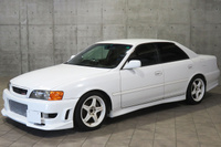 2000 Toyota CHASER JZX100 TOURER V, BLITZ Intercooler, HKS Adjustable Height Coilovers, TRD 17 Inch Wheels