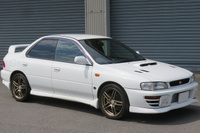 1998 Subaru IMPREZA STI 97 Model GC8 WRX STi Version 4 , STi Engine Carbon Tower Bar, AVS Model 5 17 Inch Wheels