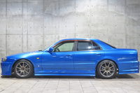 1998 Nissan SKYLINE ER34 25GT-X TURBO BAYSIDE BLUE, HKS Air Clean, HKS Height Adjustable Coilovers