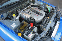 1998 Nissan SKYLINE ER34 25GT-X TURBO BAYSIDE BLUE, HKS Air Clean, HKS Height Adjustable Coilovers