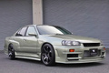 1998 Nissan SKYLINE ER34 25 GT-X TURBO, BNR34 GTR JW0 Millenium Jade Look