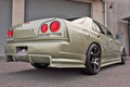 1998 Nissan SKYLINE ER34 25 GT-X TURBO, BNR34 GTR JW0 Millenium Jade Look