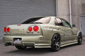 1998 Nissan SKYLINE ER34 25 GT-X TURBO, BNR34 GTR JW0 Millenium Jade Look