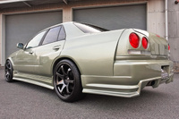 1998 Nissan SKYLINE ER34 25 GT-X TURBO, BNR34 GTR JW0 Millenium Jade Look