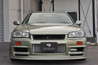 1998 Nissan SKYLINE ER34 25 GT-X TURBO, BNR34 GTR JW0 Millenium Jade Look