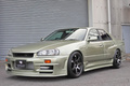 1998 Nissan SKYLINE ER34 25 GT-X TURBO, BNR34 GTR JW0 Millenium Jade Look