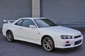 1999 Nissan SKYLINE GT-R 99 MODEL BNR34 GT-R QM1 WHITE