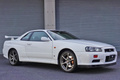 1999 Nissan SKYLINE GT-R 99 MODEL BNR34 GT-R QM1 WHITE