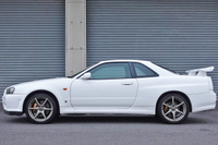 1999 Nissan SKYLINE GT-R 99 MODEL BNR34 GT-R QM1 WHITE