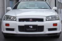 1999 Nissan SKYLINE GT-R 99 MODEL BNR34 GT-R QM1 WHITE