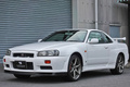 1999 Nissan SKYLINE GT-R 99 MODEL BNR34 GT-R QM1 WHITE