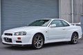 1999 Nissan SKYLINE GT-R 99 MODEL BNR34 GT-R QM1 WHITE