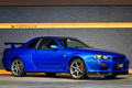 1999 Nissan SKYLINE GT-R BNR34 R34 Skyline GT-R V-Spec , LOW MILEAGE, Factory Bayside Blue, FULL STOCK