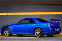 1999 Nissan SKYLINE GT-R BNR34 R34 Skyline GT-R V-Spec , LOW MILEAGE, Factory Bayside Blue, FULL STOCK