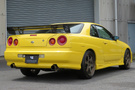 1998 Nissan SKYLINE COUPE ER34 25 GT TURBO HKS RACING WING, RAYS WHEELS, TEIN FLEX Z COILOVERS