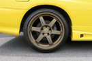 1998 Nissan SKYLINE COUPE ER34 25 GT TURBO HKS RACING WING, RAYS WHEELS, TEIN FLEX Z COILOVERS