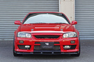 1998 Nissan SKYLINE COUPE ER34 25 GT TURBO AR2 Active Red, NISMO LMGT4 18 Inch Wheels