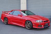 1998 Nissan SKYLINE COUPE ER34 25 GT TURBO AR2 Active Red, NISMO LMGT4 18 Inch Wheels