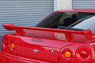 1998 Nissan SKYLINE COUPE ER34 25 GT TURBO AR2 Active Red, NISMO LMGT4 18 Inch Wheels