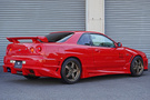 1998 Nissan SKYLINE COUPE ER34 25 GT TURBO AR2 Active Red, NISMO LMGT4 18 Inch Wheels