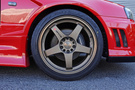 1998 Nissan SKYLINE COUPE ER34 25 GT TURBO AR2 Active Red, NISMO LMGT4 18 Inch Wheels