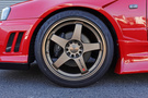1998 Nissan SKYLINE COUPE ER34 25 GT TURBO AR2 Active Red, NISMO LMGT4 18 Inch Wheels