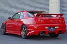 1998 Nissan SKYLINE COUPE ER34 25 GT TURBO AR2 Active Red, NISMO LMGT4 18 Inch Wheels