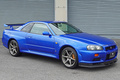 2000 Nissan SKYLINE GT-R ONE OWNER BNR34 R34 GT-R V-SPEC TV2 Bayside Blue