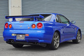 2000 Nissan SKYLINE GT-R ONE OWNER BNR34 R34 GT-R V-SPEC TV2 Bayside Blue