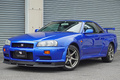 2000 Nissan SKYLINE GT-R ONE OWNER BNR34 R34 GT-R V-SPEC TV2 Bayside Blue